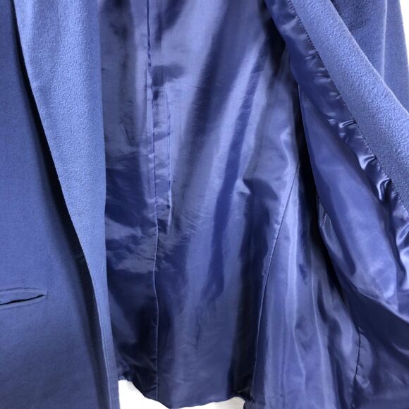 Lord & Taylor Vintage Wool Blazer Blue Womens Size 12 - Picture 9 of 9